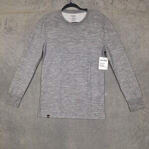 Pajar Merino wool blend shirt Long Sleeve Gray Mens‎ Small NWT